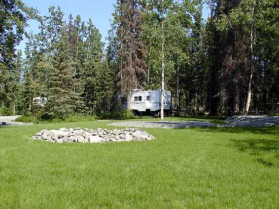 34 spaces in our RV Park each in a private wooded setting