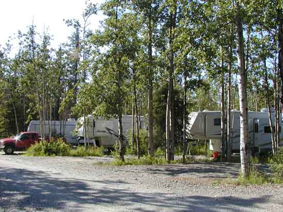 34 spaces in our RV Park each in a private wooded setting